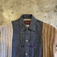 画像10: 【Wiz&Witch】"UNITED" KNIT×DENIM JACKET / OS (10)