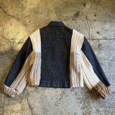 画像2: 【Wiz&Witch】"UNITED" KNIT×DENIM JACKET / OS (2)