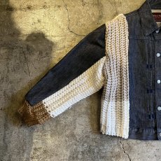 画像9: 【Wiz&Witch】"UNITED" KNIT×DENIM JACKET / OS (9)