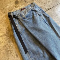 画像3: 【Wiz&Witch】"WEIRD" WRAP FUTURE DENIM PANTS / OS (3)