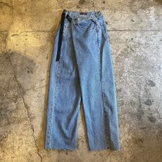 画像1: 【Wiz&Witch】"WEIRD" WRAP FUTURE DENIM PANTS / OS (1)