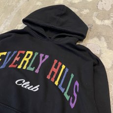 画像4: "BEVERLIY HILLS CLUB" PRINTED HOODIE SWEAT / Mens XL (4)