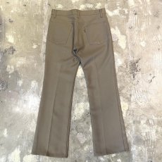 画像2: 【LEVI'S】BEIGE COLOR FLARE SILHOUETTE DRESS PANTS / W30 (2)