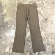 画像1: 【LEVI'S】BEIGE COLOR FLARE SILHOUETTE DRESS PANTS / W30 (1)