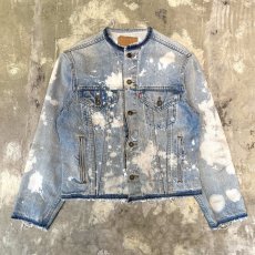 画像3: 【Wiz&Witch】"WANDERER" ZIP UP DENIM JACKET JIMI HENDRIX BACK / OS (3)