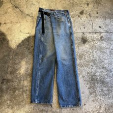 画像1: 【Wiz&Witch】"WEIRD" WRAP FUTURE DENIM PANTS / OS (1)