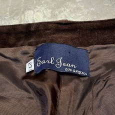 画像10: STRAIGHT SILHOUETTE DAARK BROWN SUEDE LEATHER PANTS / W30 (10)