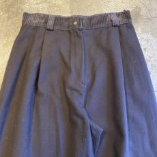 画像4: POINT CORDUROY HEM DESIGN SIDE SNAP BUTTON PANTS / W27 / MADE IN ITALY (4)