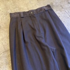 画像3: POINT CORDUROY HEM DESIGN SIDE SNAP BUTTON PANTS / W27 / MADE IN ITALY (3)