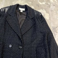 画像4: SHOULDER REAL LEATHER SWITCHED WOOL HALF COAT / Mens M~L (4)