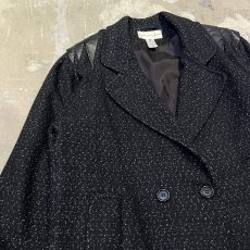 画像3: SHOULDER REAL LEATHER SWITCHED WOOL HALF COAT / Mens M~L (3)