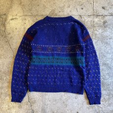 画像2: 【WOOLRICH】DUCK PATTERN DESIGN WOOL KNIT SWEATER / Ladies M (2)