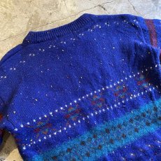 画像9: 【WOOLRICH】DUCK PATTERN DESIGN WOOL KNIT SWEATER / Ladies M (9)