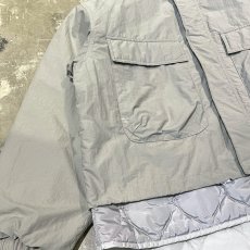 画像5: 【WONDERGROUND】QUILTING LINER LAYERED NYLON JACKET / GRAY / OS (5)