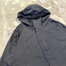 画像3: 【ALPHA】CHARCOAL COLOR MILITARY HOODIE JACKET / Mens L / MADE IN USA (3)