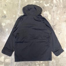 画像2: 【ALPHA】CHARCOAL COLOR MILITARY HOODIE JACKET / Mens L / MADE IN USA (2)