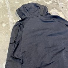 画像9: 【ALPHA】CHARCOAL COLOR MILITARY HOODIE JACKET / Mens L / MADE IN USA (9)