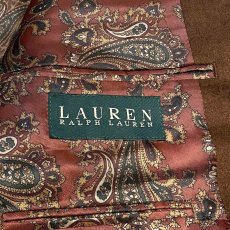 画像11: 【LAUREN BY RALPH LAUREN】CASHMERE MIX BROUN TAILORED JACKET / Mens L (11)