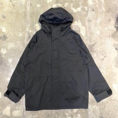 画像1: 【ALPHA】CHARCOAL COLOR MILITARY HOODIE JACKET / Mens L / MADE IN USA (1)