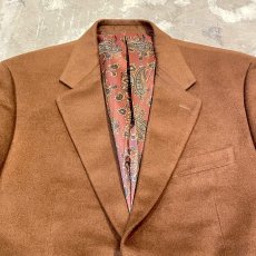 画像10: 【LAUREN BY RALPH LAUREN】CASHMERE MIX BROUN TAILORED JACKET / Mens L (10)