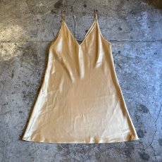 画像1: LUSTER GOLD COLOR V NECK DESIGN CAMISOLE / Ladies M(S) (1)