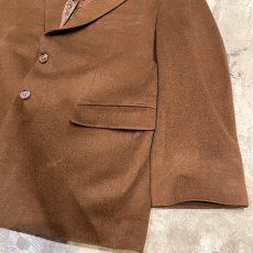 画像6: 【LAUREN BY RALPH LAUREN】CASHMERE MIX BROUN TAILORED JACKET / Mens L (6)