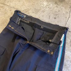 画像9: SIDE REFLECTIVE TAPE LINE DESIGN WORK CARGO PANTS / W32 (9)