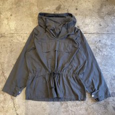 画像1: MILITARY FRONT POCKET DESIGN ANORAK HOODIE L/S TOPS / Ladies L (1)