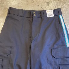 画像4: SIDE REFLECTIVE TAPE LINE DESIGN WORK CARGO PANTS / W32 (4)