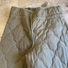 画像4: MILITARY QUILTING LINER DESIGN PANTS / ~W30 (4)