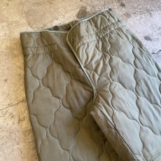 画像3: MILITARY QUILTING LINER DESIGN PANTS / ~W30 (3)