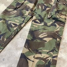 画像6: UK CAMOUFLAGE PATTERN WIDE CARGO PANTS / W29 (6)