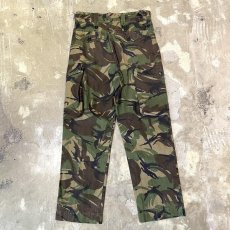 画像2: UK CAMOUFLAGE PATTERN WIDE CARGO PANTS / W29 (2)