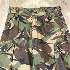 画像10: UK CAMOUFLAGE PATTERN WIDE CARGO PANTS / W29 (10)