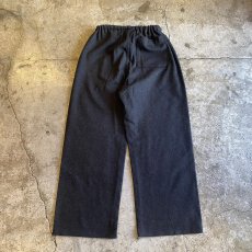 画像2: WAIST DESIGN DOUBLE KNEE WOOL PANTS / FREE~W33 (2)