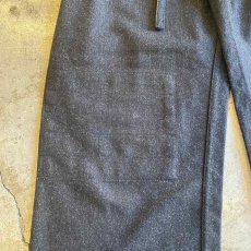 画像5: WAIST DESIGN DOUBLE KNEE WOOL PANTS / FREE~W33 (5)