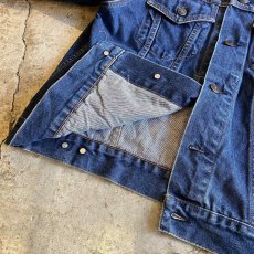 画像7: BLUE COLOR DESIGN DENIM JACKET / Ladies S(L) (7)