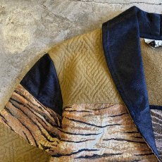 画像5: PATCHWORK PATTERN DESIGN SHORT JACKET / Ladies S(M) (5)