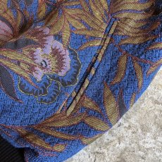 画像5: ALL OVER FLOWER PATTERN JACQUARD ZIP UP JACKET / Ladies M(36) / MADE IN FRANCE  (5)