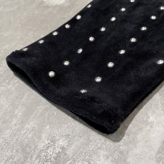 画像7: ALL OVER STUDS DECORATIVE VELOUR CARDIGAN / Mens S (7)