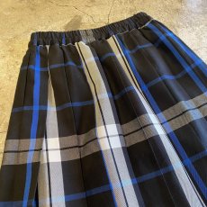 画像3: CHECK PATTERN PLEATS DESIGN SKIRT / W24~W30 (3)