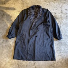 画像3: REVERSIBLE BLACK COLOR NYLON DOUBLE JACKET / Ladies M~L (3)