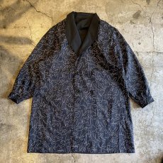 画像1: REVERSIBLE BLACK COLOR NYLON DOUBLE JACKET / Ladies M~L (1)