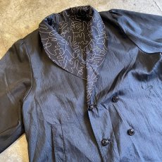 画像11: REVERSIBLE BLACK COLOR NYLON DOUBLE JACKET / Ladies M~L (11)