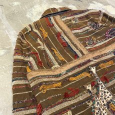 画像11: REVERSIBLE MULTI DECORATIVE SHIRT JACKET / Mens M (11)