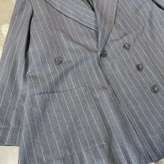 画像5: 【YOHJI YAMAMOTO】STRIPE PATTERN TAILORED JACKET / Mens S (5)