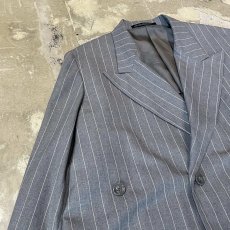 画像3: 【YOHJI YAMAMOTO】STRIPE PATTERN TAILORED JACKET / Mens S (3)