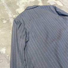 画像9: 【YOHJI YAMAMOTO】STRIPE PATTERN TAILORED JACKET / Mens S (9)