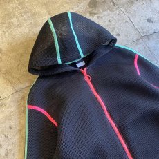 画像3: 【PUMA】PIPING NEON COLOR MESH DESIGN ZIP UP HOODIE / Ladies S(M) (3)