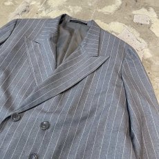 画像4: 【YOHJI YAMAMOTO】STRIPE PATTERN TAILORED JACKET / Mens S (4)